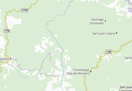 Mapa San Juan Yatzona