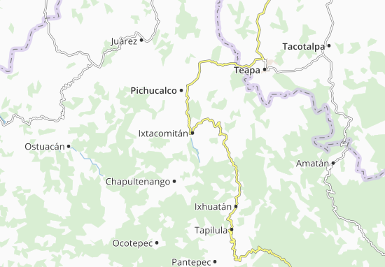 Ixtacomitán Map