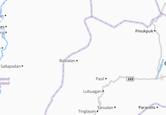 Karte Stadtplan Balbalan