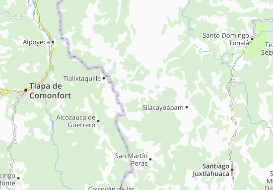 Kaart Plattegrond Calihualá
