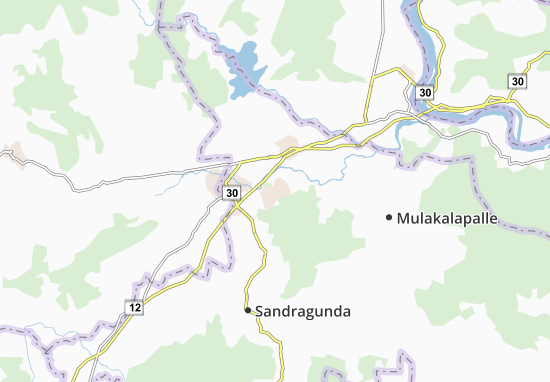 Mapa Kottagudem