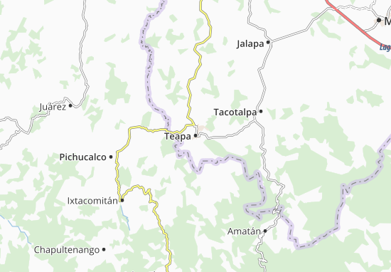 Mapa Teapa