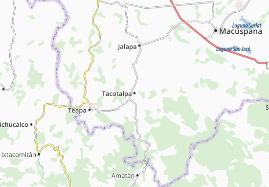 Mapa Tacotalpa