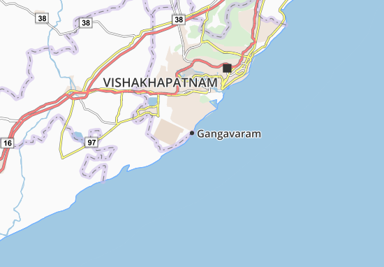 Mapa Gangavaram