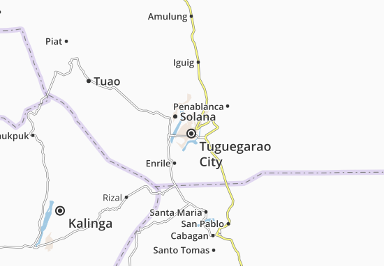 Karte Stadtplan Tuguegarao City