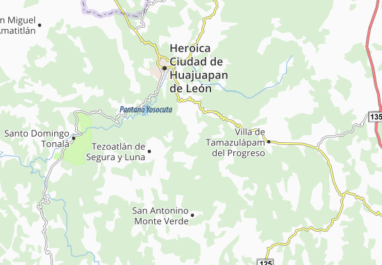 Mapa San Andrés Dinicuiti