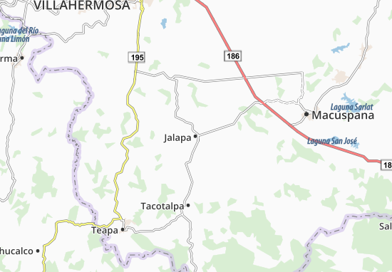 Mapa Jalapa