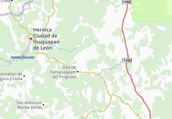 Mapa Santago Teotongo