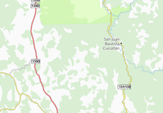 Mapa San Miguel Huautla