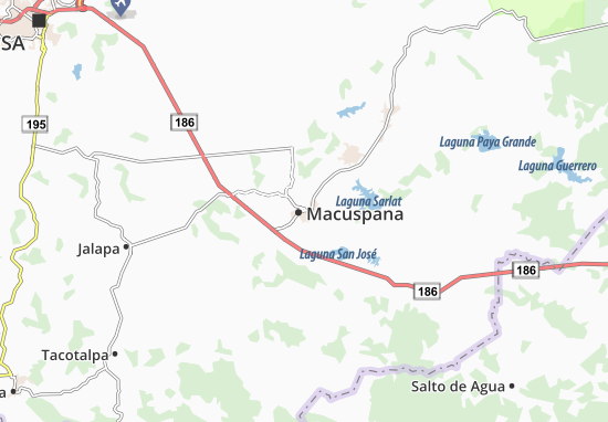 Mapa Macuspana
