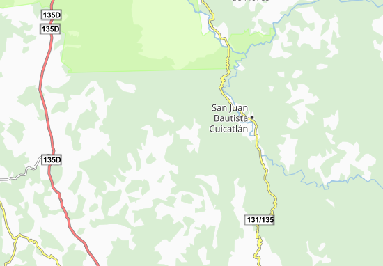 Mapa San Pedro Jocotipac