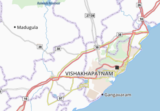 Karte Stadtplan Sabbavaram