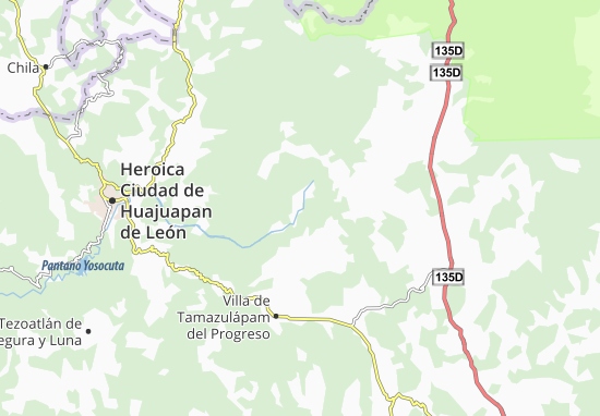 San Pedro Nopala Map
