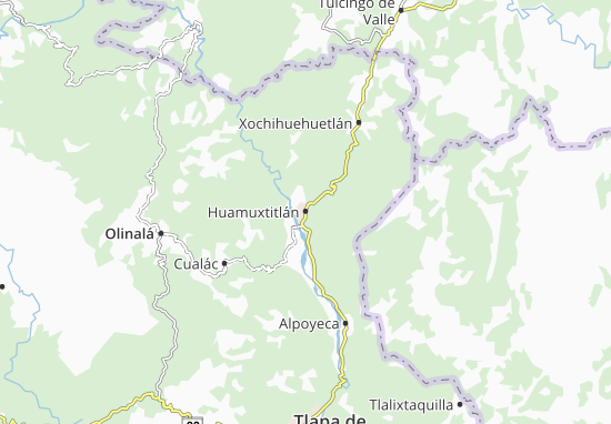 Mapa Huamuxtitlán