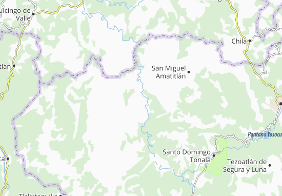 Mapa Santa Cruz Tacache de Mina