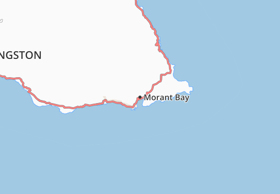 Mapa Morant Bay