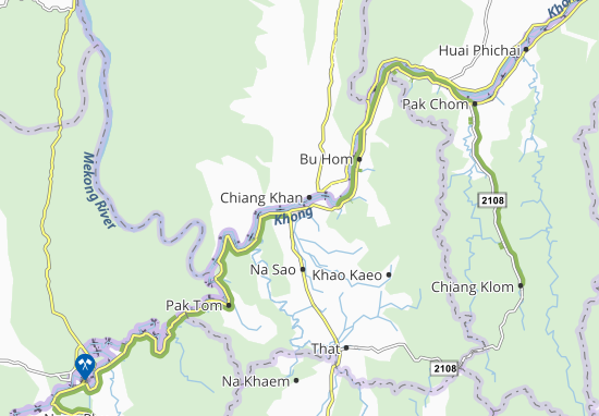 Carte-Plan Chiang Khan