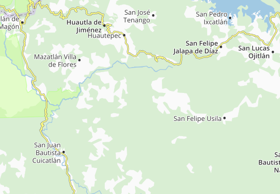 Kaart Plattegrond San Francisco Chapulapa