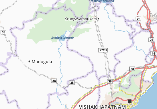 Kaart Plattegrond Anantapuram