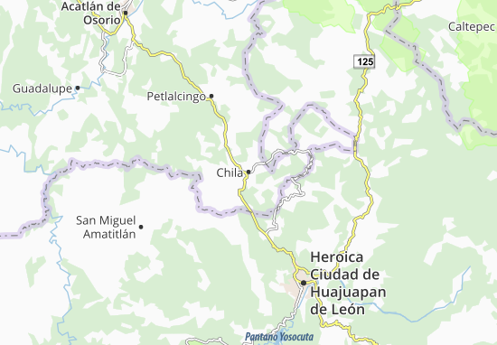 Karte Stadtplan Chila