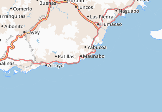 Mapa Maunabo