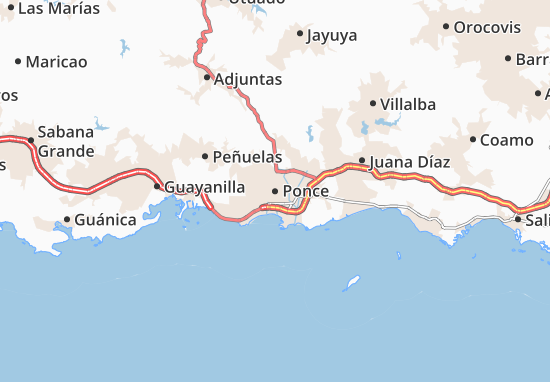 Mapa Ponce