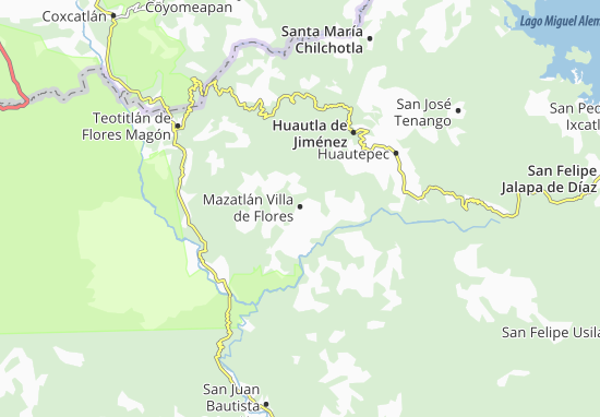 Mapa Mazatlán Villa de Flores