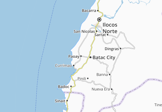 Mapa Paoay