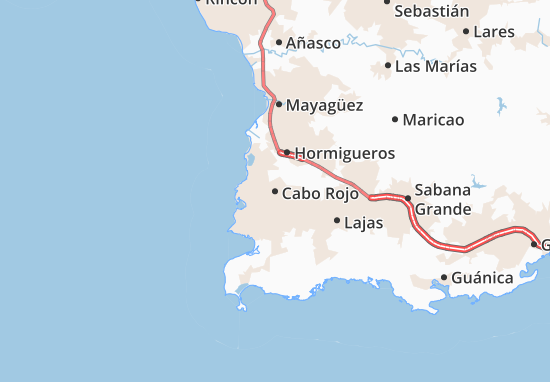 mapa cabo rojo puerto rico