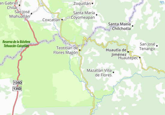 Mapa San Martín Toxpalan