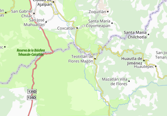 San Antonio Nanahuatípam Map