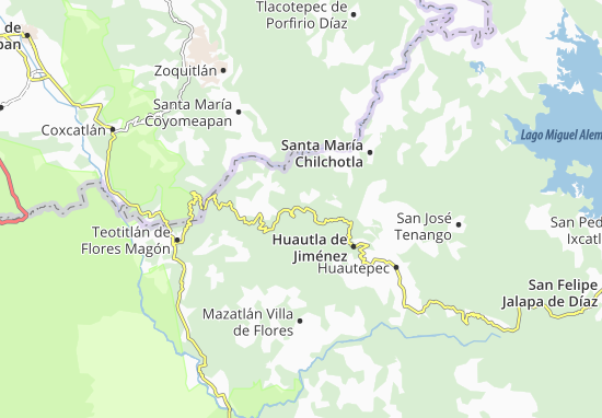 San Jerónimo Tecóatl Map