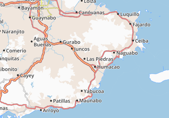 Kaart Plattegrond Las Piedras