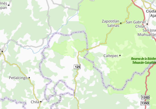 Mapa Santiago Chazumba