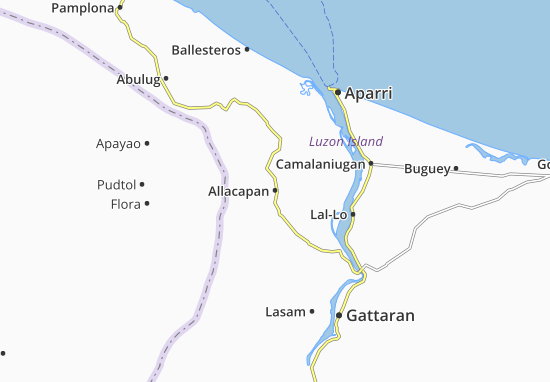 Allacapan Map
