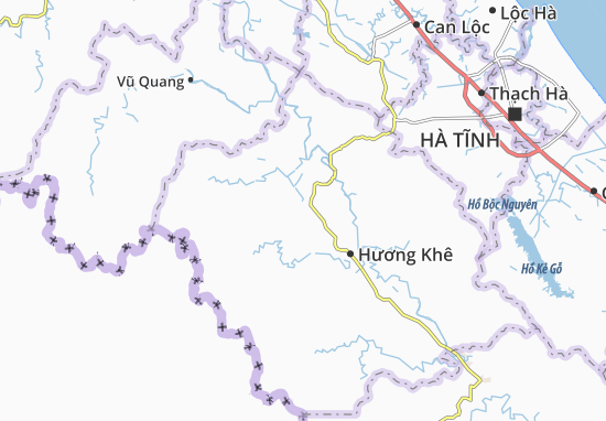Hương Bình Map