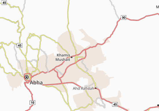 Mapa Al Aziziyah