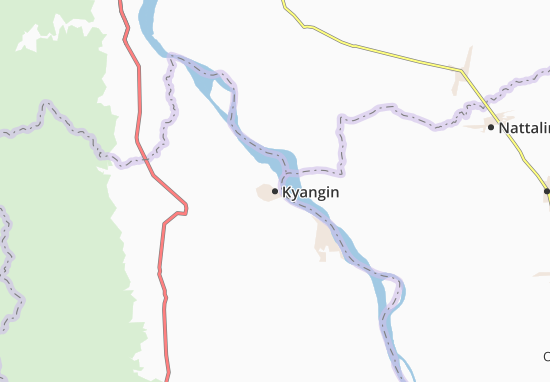 Kaart Plattegrond Kyangin