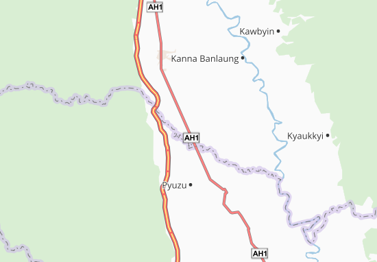 Mapa Kanyutkwin