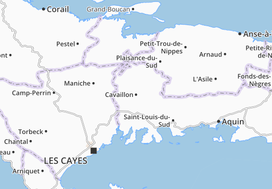 Mapa Cavaillon