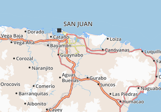 Mapa Trujillo Alto