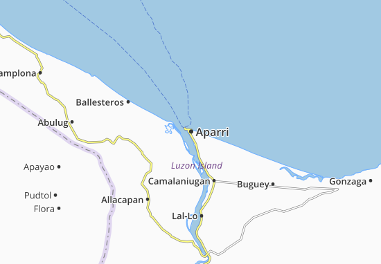 Karte Stadtplan Aparri