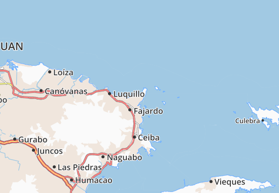 Las Croabas Map