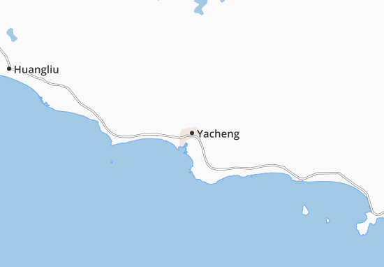 Mapa Yacheng