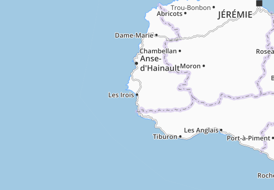 Kaart Plattegrond Les Irois