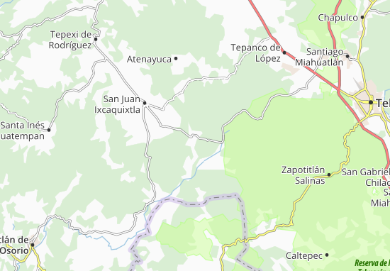 San Martín Atexcal Map