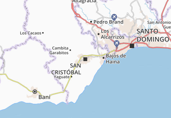 Mapa MICHELIN San Cristóbal - plano San Cristóbal - ViaMichelin