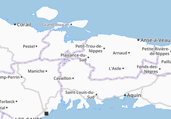 Kaart Plattegrond Plaisance-du-Sud