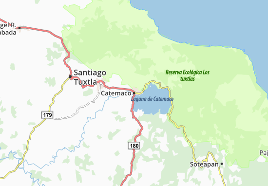 Karte Stadtplan Catemaco