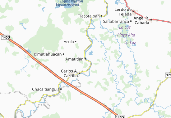 Mapa Amatitlán